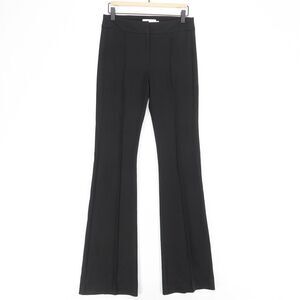 AELLA Pintuck Flare‎ Pants Womens 2 Black Stretch USA Made